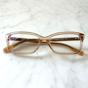 Coach Eyeglass Frames HC6145 5561 Transparent Champagne 53-15-140